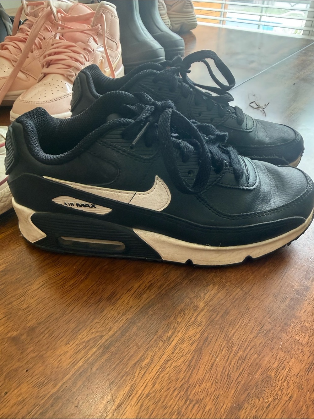 Nike Black and White Air Max Sneakers